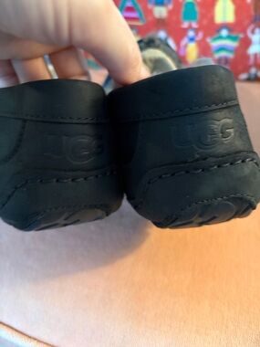 UGG Kids Black Slip-On Boots